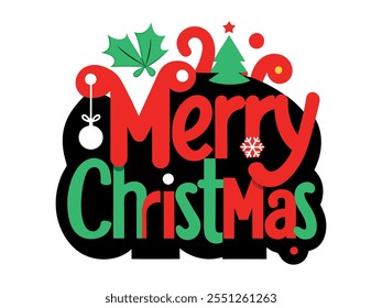 Diseño de Vector de tipografía de Navidades felices