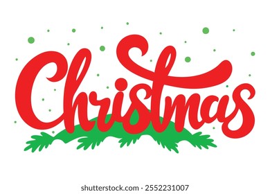 Merry Christmas Typography Vector Designs - Festive Holiday Graphics