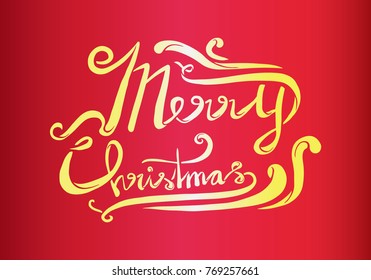 Merry Christmas typography. vector graphic. print typo