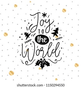 Merry Christmas. Typography. Vector logo, text design. Greeting card.
