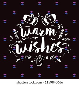Merry Christmas. Typography. Vector logo, text design. Greeting card.