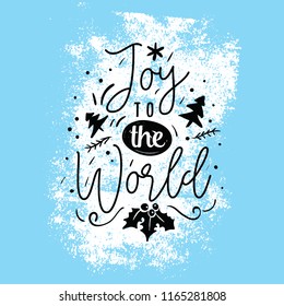 Merry Christmas. Typography. Vector logo, text design. Greeting card.