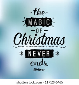 Merry Christmas. Typography. Vector logo, text design. Greeting card.