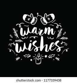 Merry Christmas. Typography. Vector logo, text design. Greeting card.