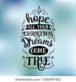 Merry Christmas. Typography. Vector logo, text design. Greeting card.