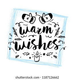 Merry Christmas. Typography. Vector logo, text design. Greeting card.