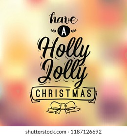 Merry Christmas. Typography. Vector logo, text design. Greeting card.