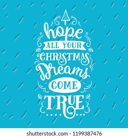 Merry Christmas. Typography. Vector logo, text design. Greeting card.