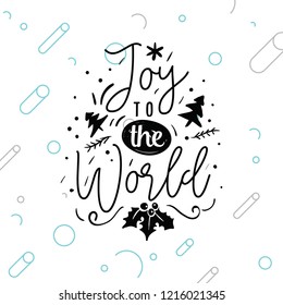 Merry Christmas. Typography. Vector logo, text design. Greeting card.