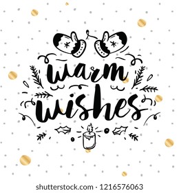Merry Christmas. Typography. Vector logo, text design. Greeting card.