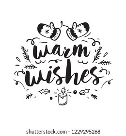 Merry Christmas. Typography. Vector logo, text design. Greeting card.