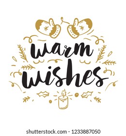 Merry Christmas. Typography. Vector logo, text design. Greeting card.