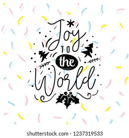 Merry Christmas. Typography. Vector logo, text design. Greeting card.
