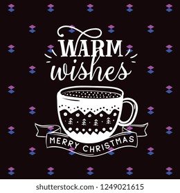 Merry Christmas. Typography. Vector logo, text design. Greeting card.
