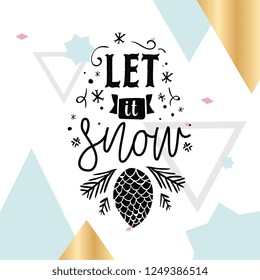Merry Christmas. Typography. Vector logo, text design. Greeting card.