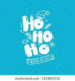 Merry Christmas. Typography. Vector logo, text design. Greeting card.