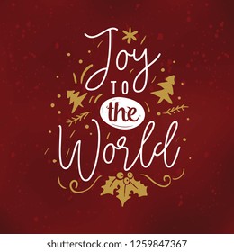 Merry Christmas. Typography. Vector logo, text design. Greeting card.