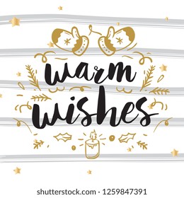Merry Christmas. Typography. Vector logo, text design. Greeting card.