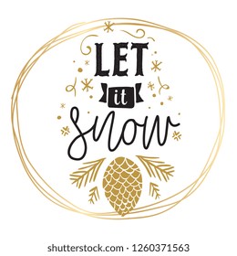 Merry Christmas. Typography. Vector logo, text design. Greeting card.