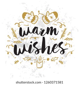 Merry Christmas. Typography. Vector logo, text design. Greeting card.