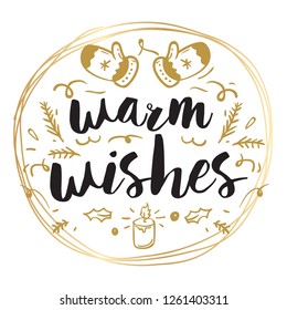 Merry Christmas. Typography. Vector logo, text design. Greeting card.