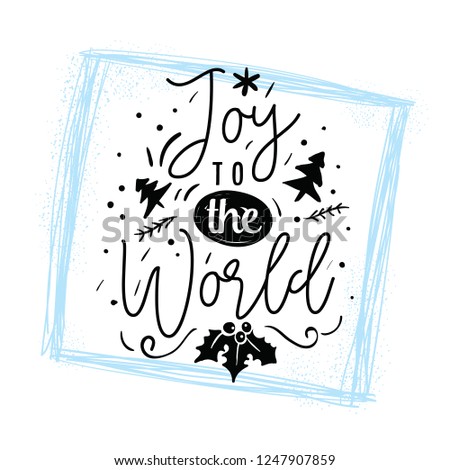 Merry Christmas. Typography. Vector logo, text design. Greeting card.