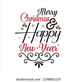 Merry Christmas typography vector Tshirt designs for Christmas holiday of USA will be held on December 25. Vector Santa silhouette, Vector deer. Christmas dog, wine beer lover design. Merry Christmas