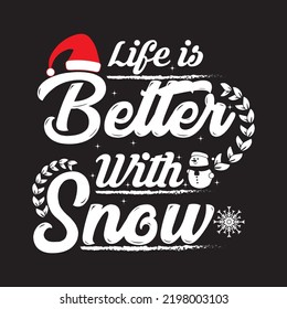 Merry Christmas typography vector Tshirt designs for Christmas holiday of USA will be held on December 25. Vector Santa silhouette, Vector deer. Christmas dog, wine beer lover design. Merry Christmas