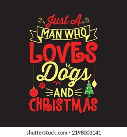 Frohe Weihnachtstypografie Vektor T-Shirt Designs für Weihnachtsfeiertag in den USA wird am 25. Dezember statt. Vektor Santa Silhouette, Vektor Reh. Weihnachtshund, Weinbier Liebhaber Design. Frohe Weihnachten