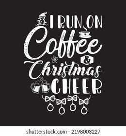 Merry Christmas typography vector Tshirt designs for Christmas holiday of USA will be held on December 25. Vector Santa silhouette, Vector deer. Christmas dog, wine beer lover design. Merry Christmas
