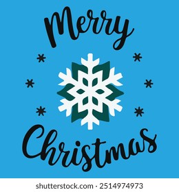 O Feliz Natal tipografia Vetor tshirt arte.