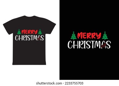 "Merry Christmas" is an ugly Christmas t-shirt design.