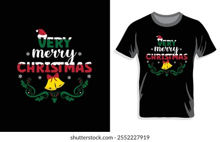 Merry Christmas unique T-shirt design for free