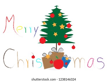 merry christmas vector