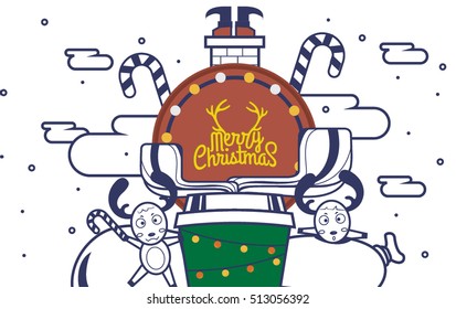 Merry Christmas vector