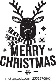 Frohe Weihnachten, Vektorkunstdesign