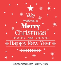 Merry Christmas Vector Background