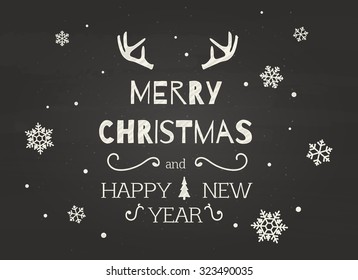 Merry Christmas Vector Background