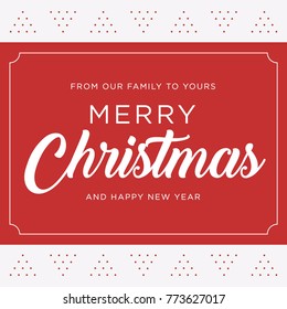 Merry Christmas Vector Background
