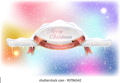 Merry Christmas Vector Background