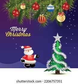 Merry Christmas vector Background. Creative typography for Holiday Greeting Gift Poster. Calligraphy Font style Banner
