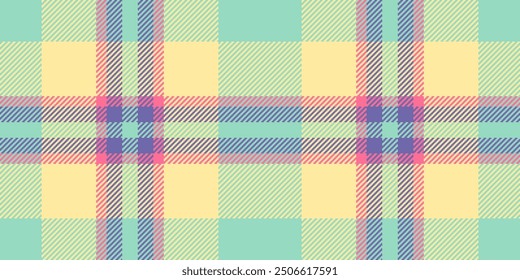 Merry christmas vector background textile, indian pattern check seamless. Desert texture tartan plaid fabric in yellow and mint colors palette.
