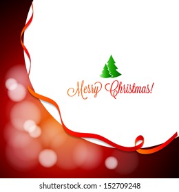 Merry Christmas Vector Card