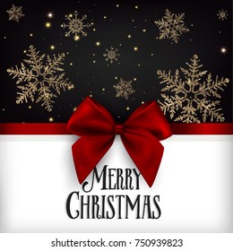 Merry Christmas vector card