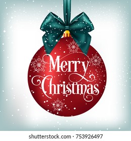 Merry Christmas vector card