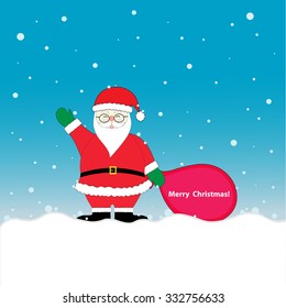 Merry christmas vector design