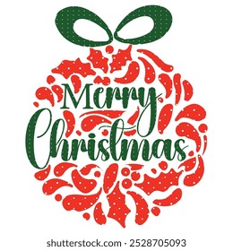 Merry Christmas Vector Design | EPS File