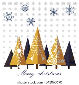 Merry Christmas. Vector design illustration.
