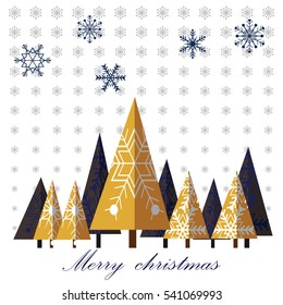 Merry Christmas. Vector design illustration.