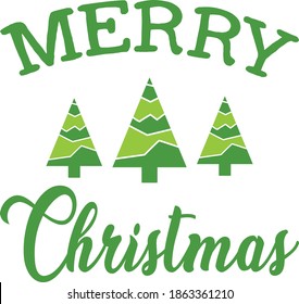 Merry christmas vector design. this design is high resolution vector graphics that you can use easily for print purpose.